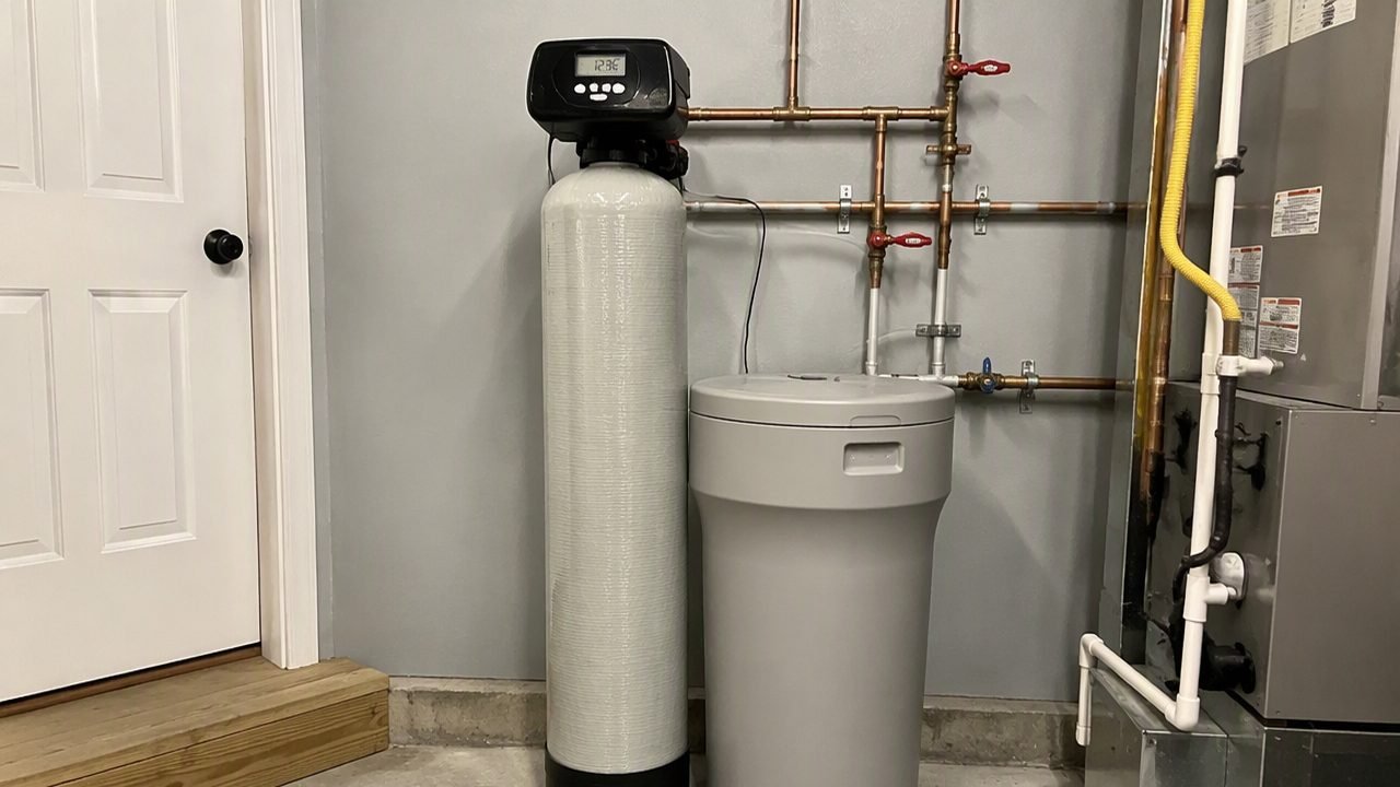 Addolcitore a sale installato