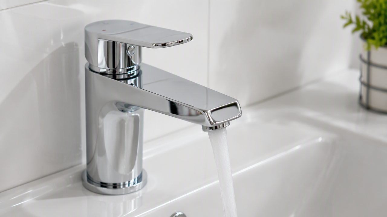 Miscelatore cromato moderno